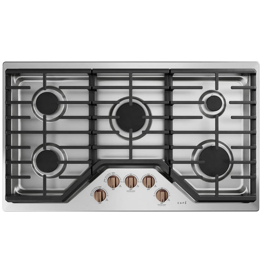 Cafe CXCG1K0PMCU CAF(EBACK)™ 5 Gas Cooktop Knobs - Brushed Copper