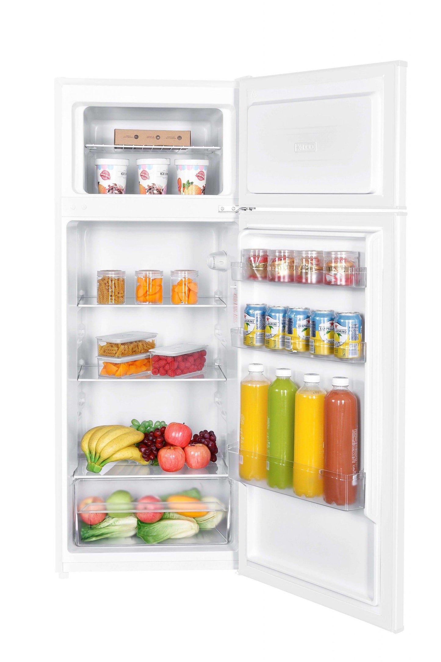DPF074B2WDB6 Danby 7.4 cu ft. Apartment Size Fridge Top Mount in White