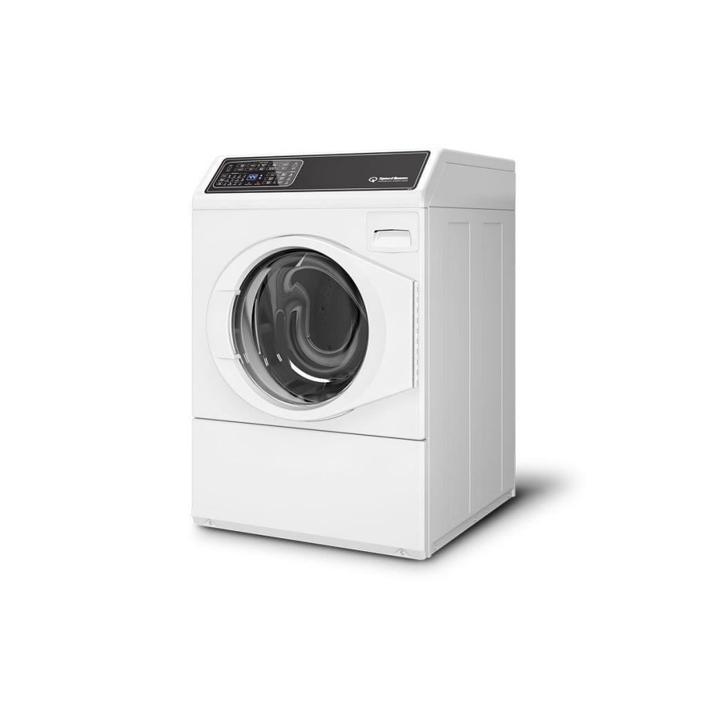 FF7 White Right-Hinged Front Load Washer with Sanitize  5-Year Warranty