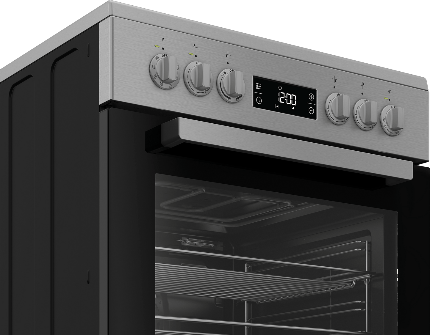Beko SLER24410SS 24" Stainless Steel Slide-In Electric Range