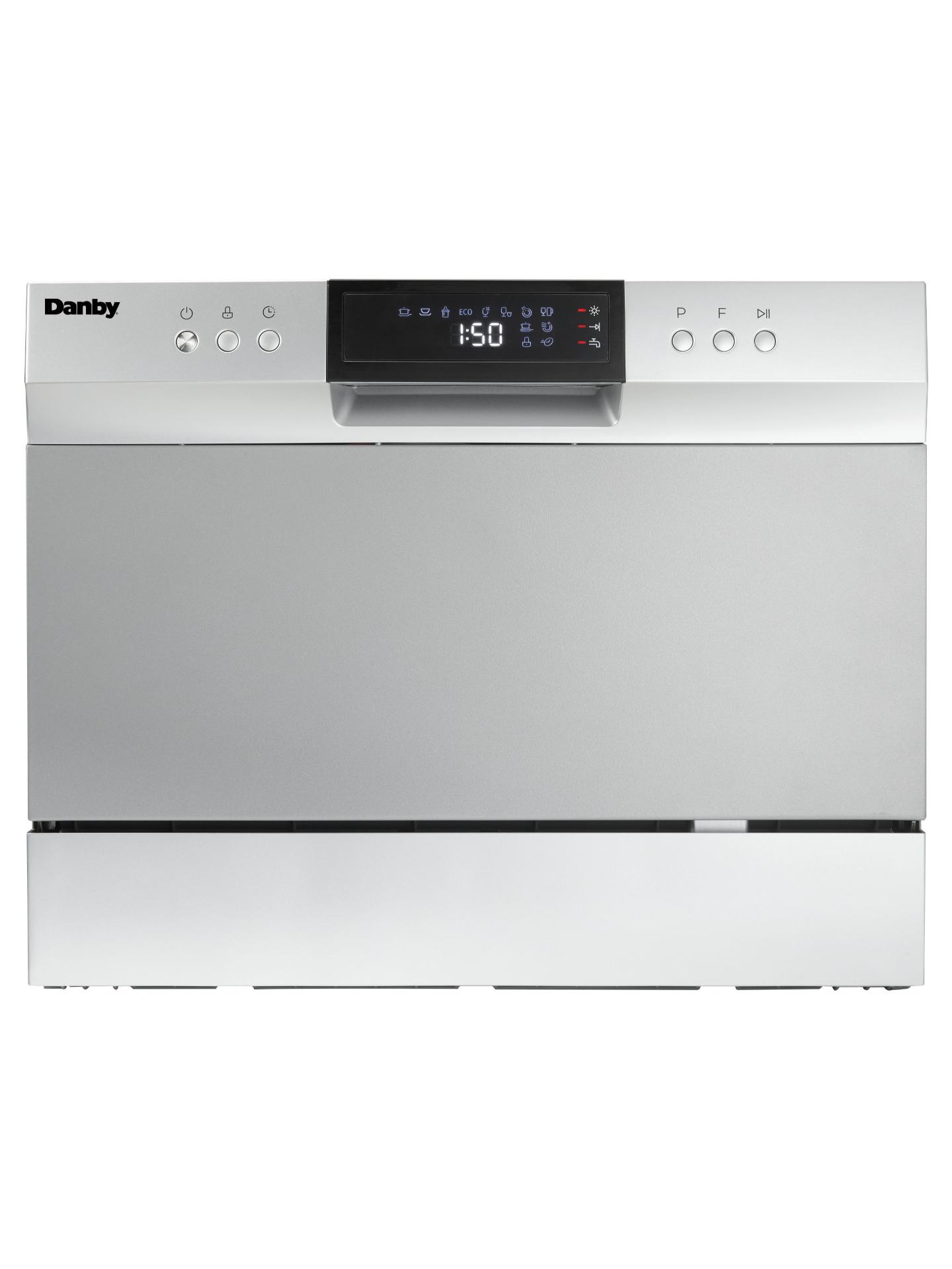 Danby 6 Place Setting Countertop Dishwasher in White