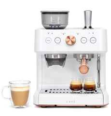 Cafe C7CESAS4RW3 CAF(EBACK)™ BELLISSIMO Semi Automatic Espresso Machine + Frother