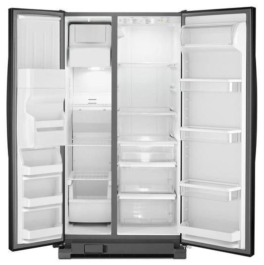 Whirlpool 36-inch Wide Large Side-by-Side Refrigerator with Greater Capacity and Temperature Control - 25 cu. ft.