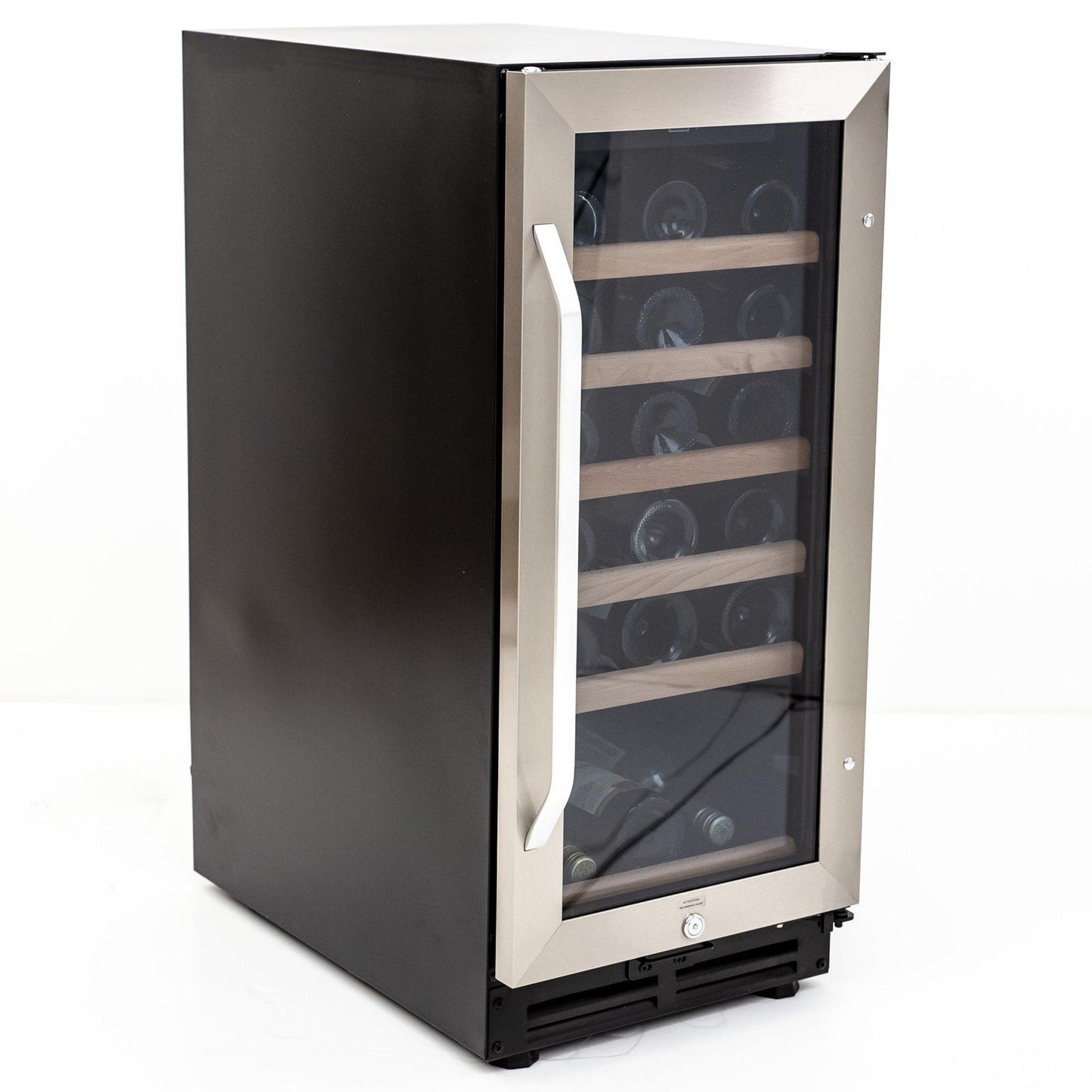 Avanti 30 Bottle Wine Cooler - Stainless Steel with Black Cabinet / 30 Bottles
