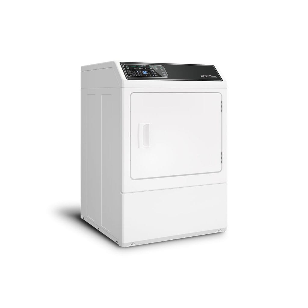 Speed Queen DF7004WG DF7 Sanitizing White Gas Dryer with Front Control Pet Plus™ Steam Over-Dry Protection Technology ENERGY STAR® Certified 5-Year Warranty