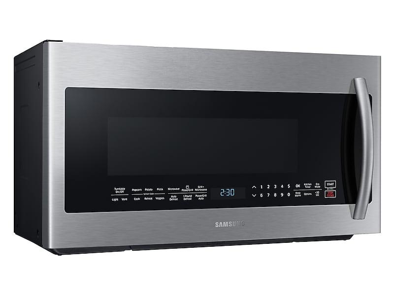 Samsung ME21K7010DS 2.1 cu. ft. Over The Range Microwave with PowerGrill and Ceramic Enamel Interior