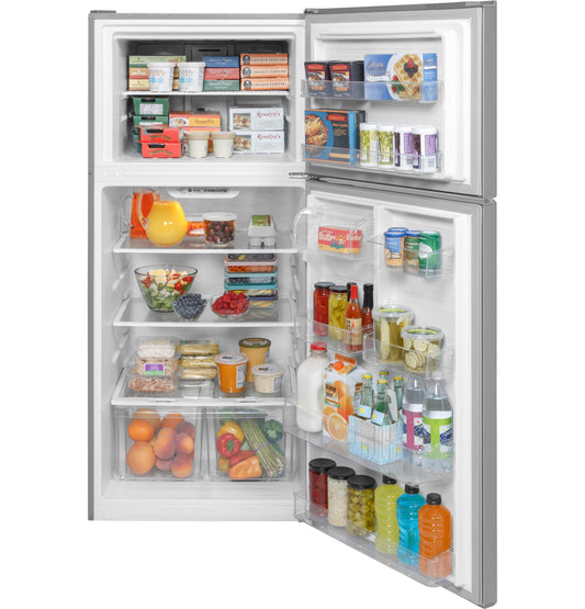 GTE18MSRRSS GE® ENERGY STAR® 18.3 Cu. Ft. Top-Freezer Refrigerator