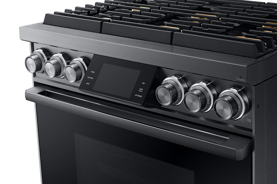 Dacor DOP36M96GPM 36" Pro Gas Range, Graphite Stainless Steel, Liquid Propane