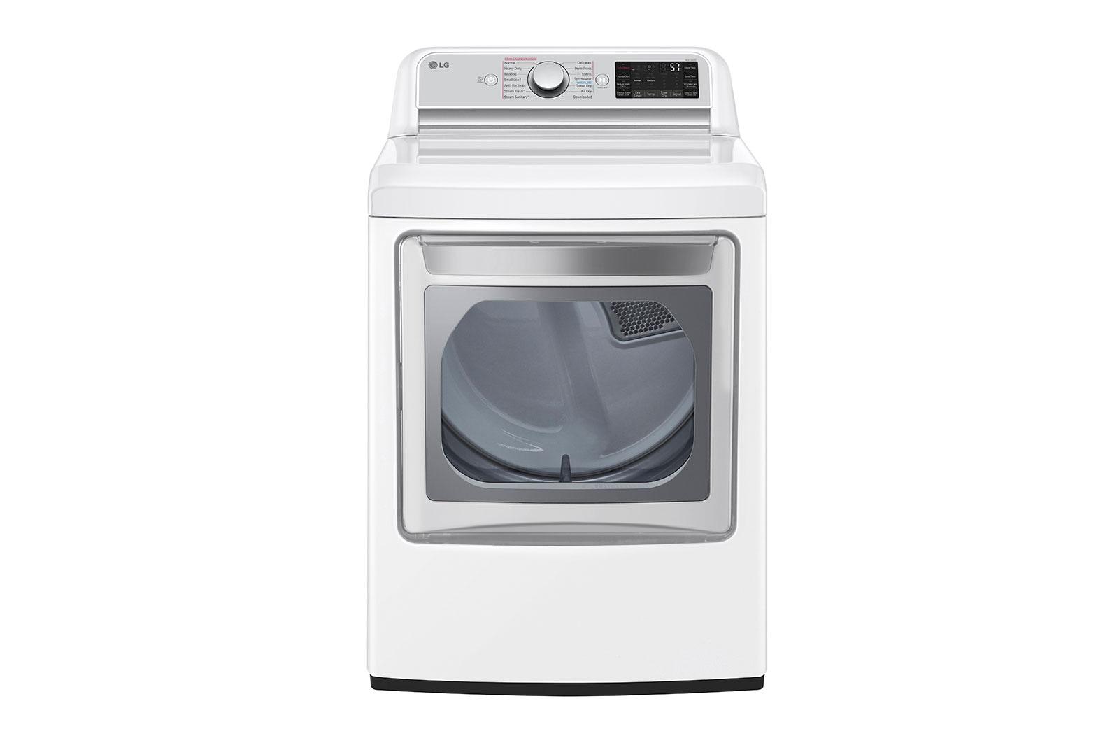 Lg 7.3 cu. ft. Ultra Large Capacity Smart wi-fi Enabled Rear Control Gas Dryer with TurboSteam™