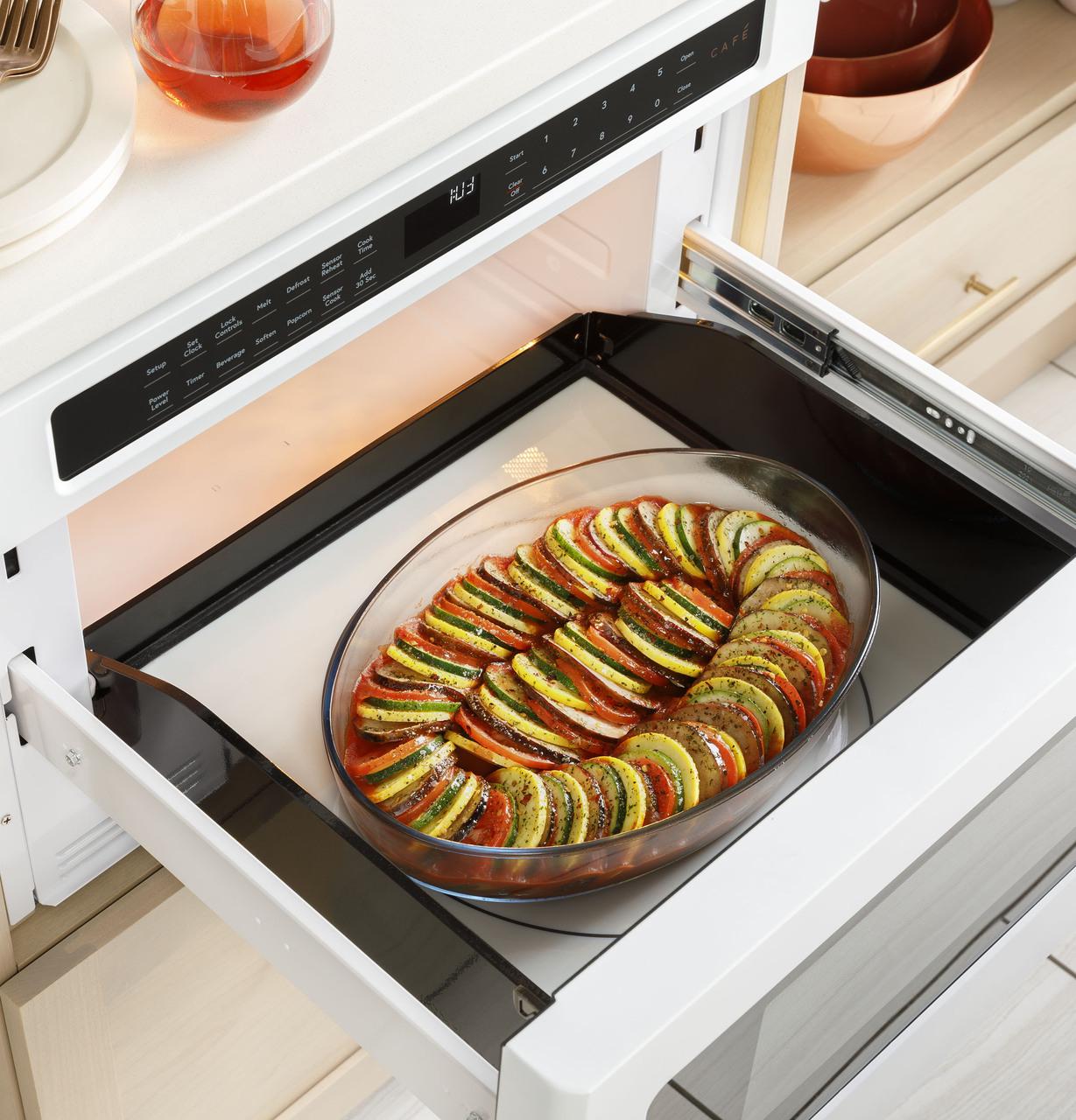 Cafe CWL112P2RS1 CAF(EBACK)™ Built-In Microwave Drawer Oven