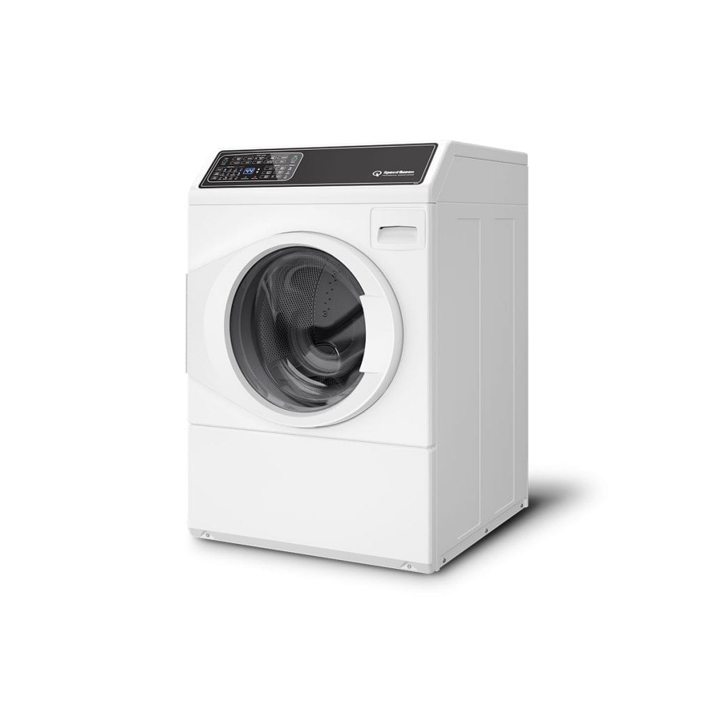 Speed Queen FF7009WN FF7 White Front Load Washer with Pet Plus Sanitize Fast Cycle Times Dynamic Balancing 5-Year Warranty