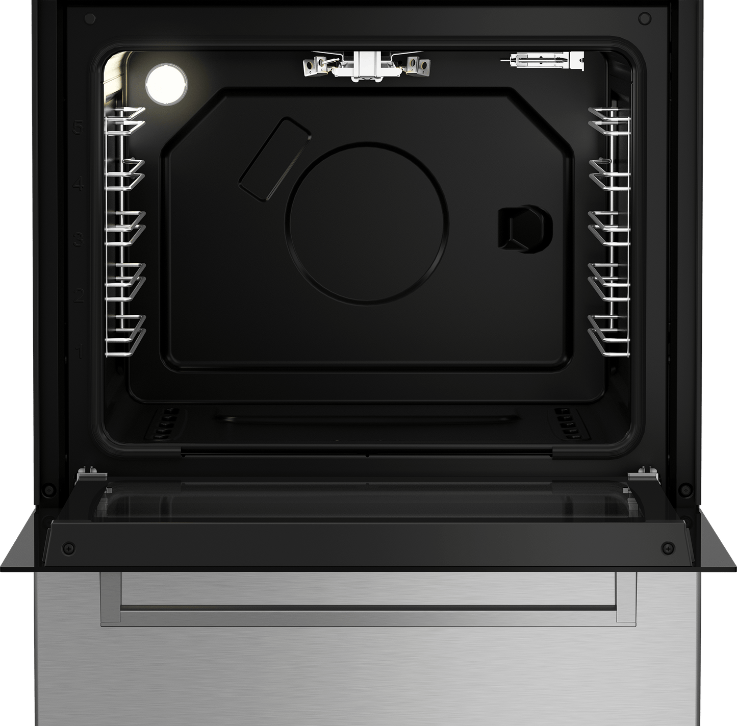 Beko SLGR24410SS 24" Stainless Steel Slide-In Gas Range