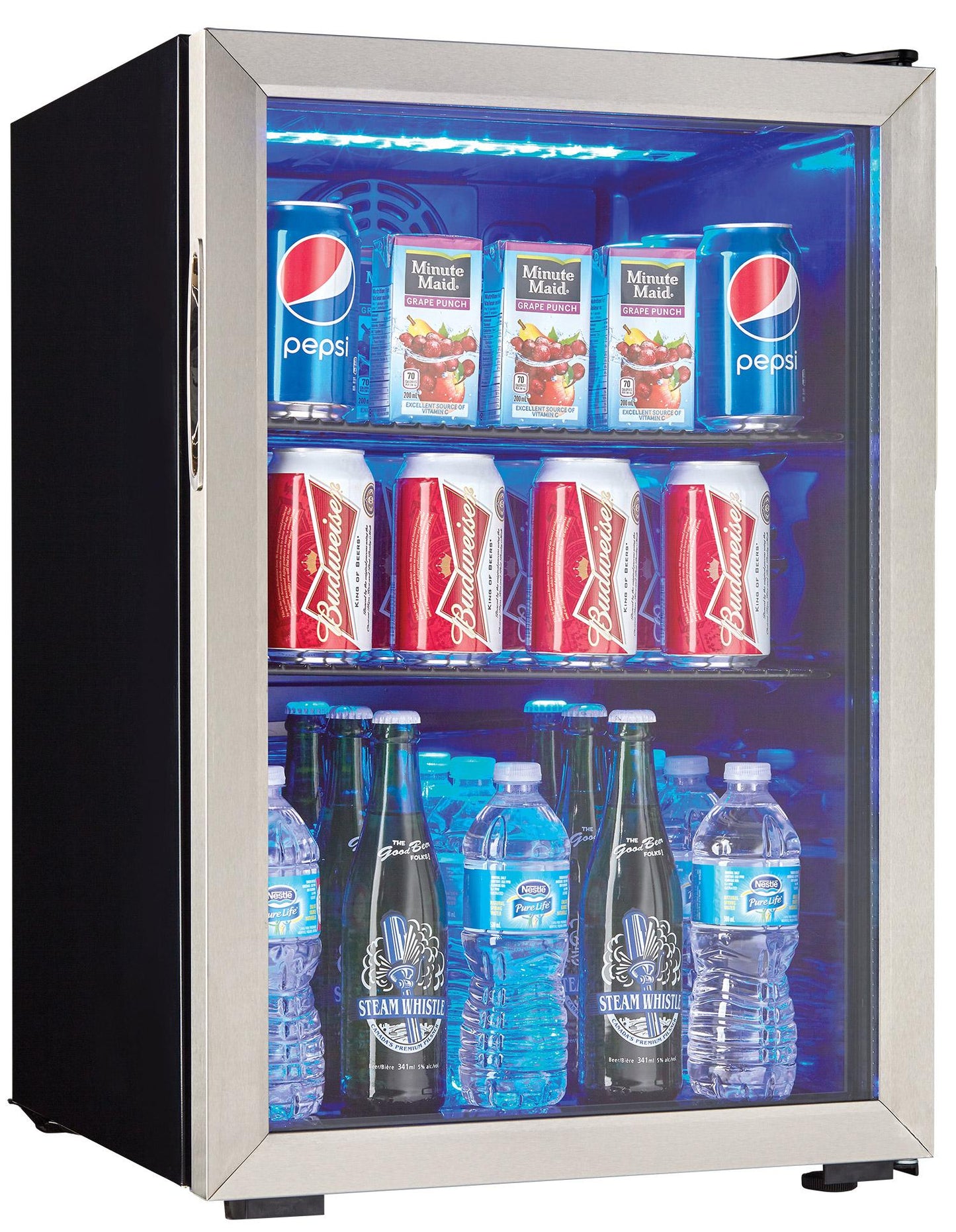 DBC026A1BSSDB Danby 2.6 cu. ft. Free-Standing Beverage Center in Stainless Steel