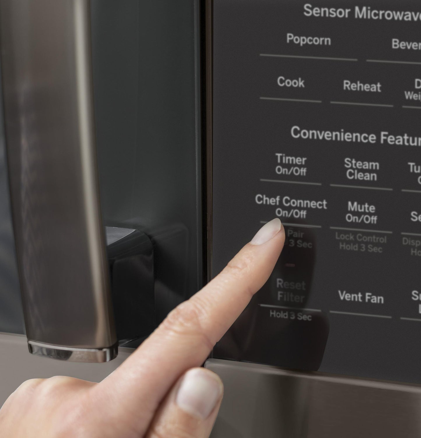 GE Profile™ 1.7 Cu. Ft. Convection Over-the-Range Microwave Oven