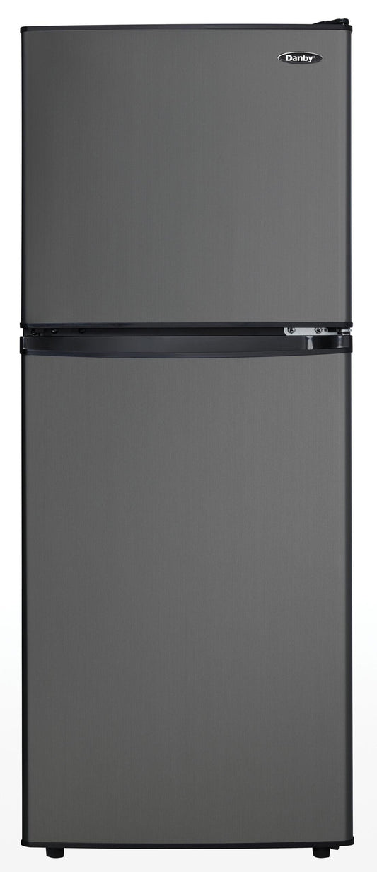 DCR047A1BBSL Danby 4.7 cu. ft. 2-door Compact Fridge in Black Stainless Steel Look