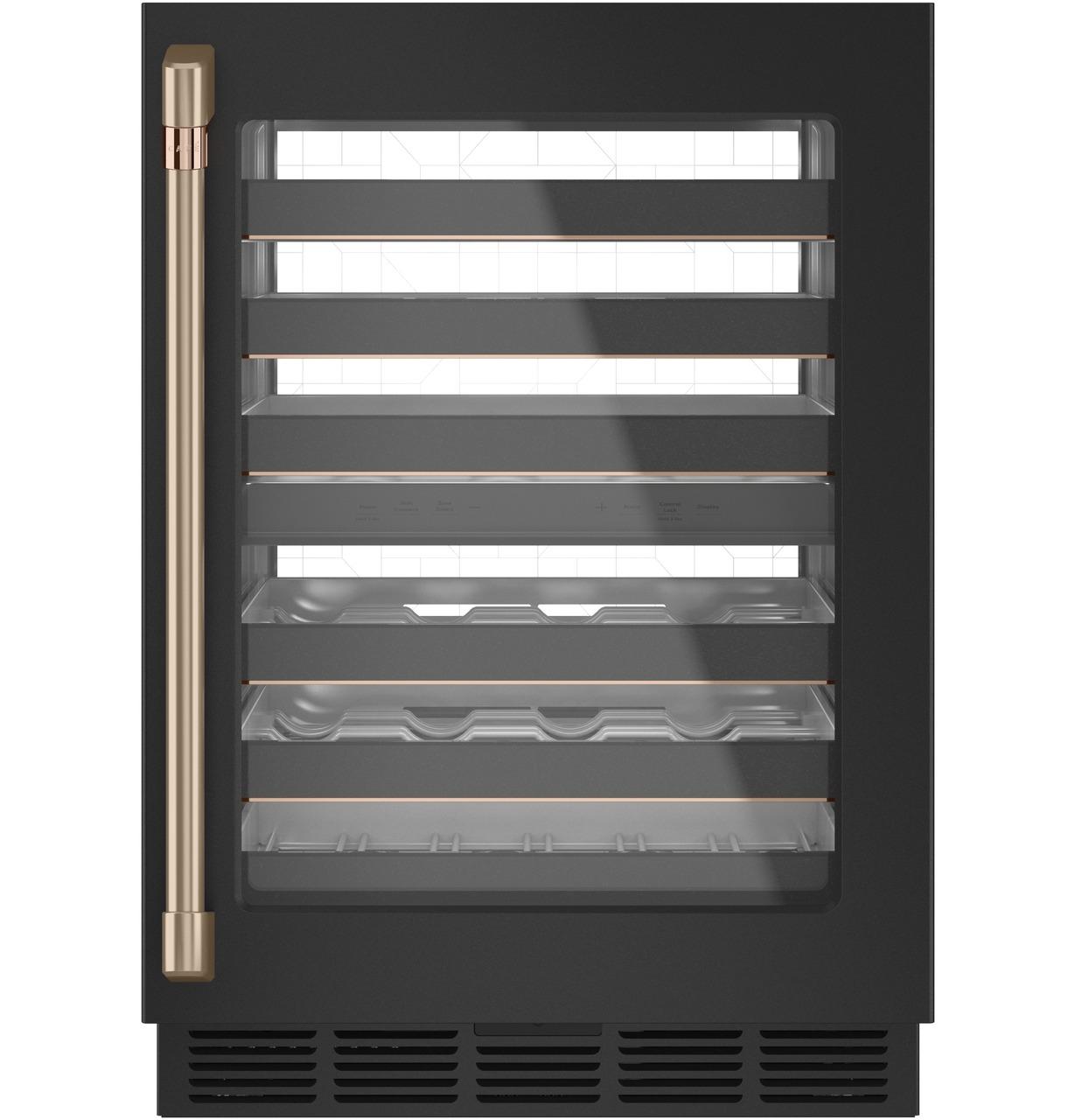 Cafe CXQW1H1PPBZ CAF(EBACK)™ Undercounter Handle Kit - Brushed Bronze