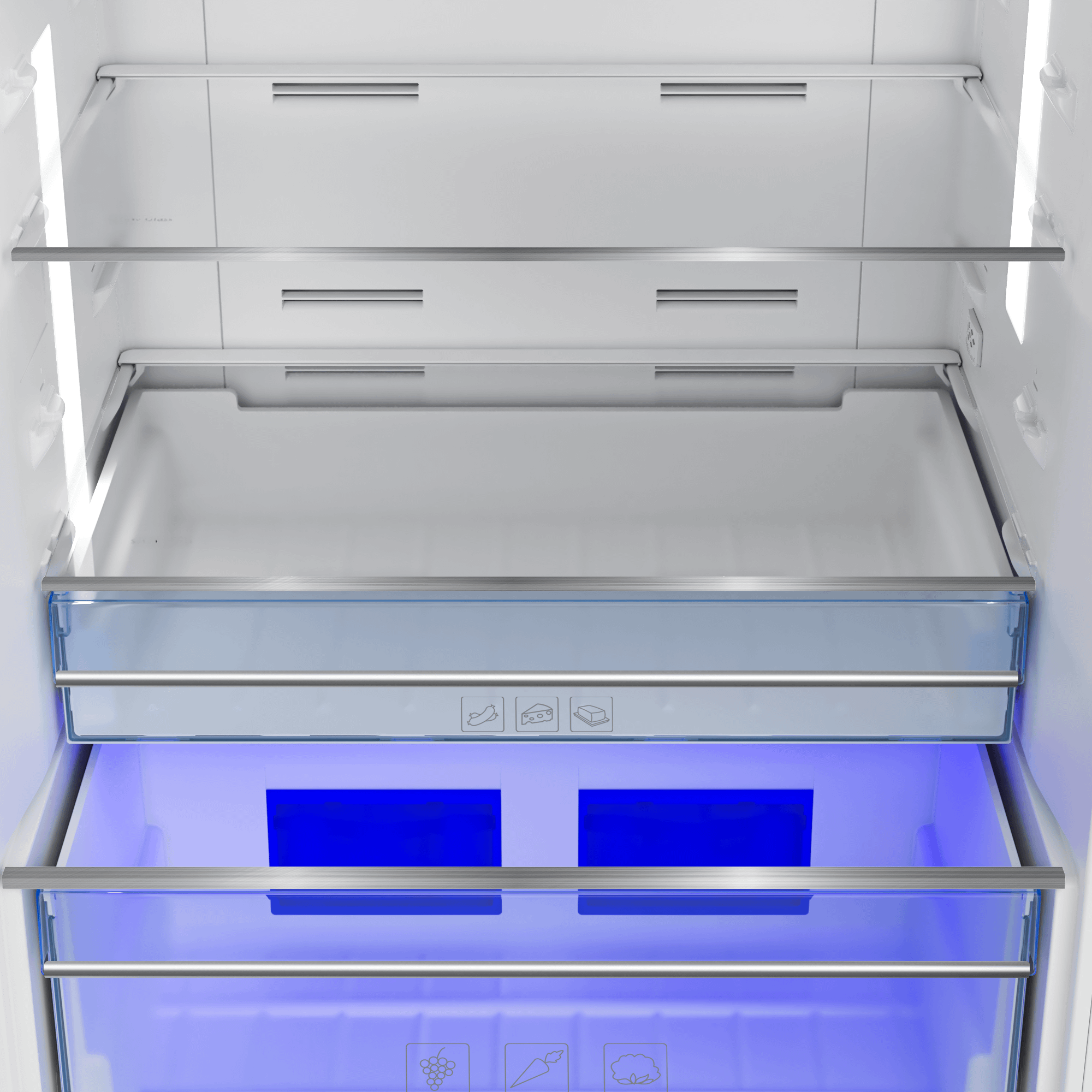 Beko BFTF2716WH 28" Freezer Top White Refrigerator