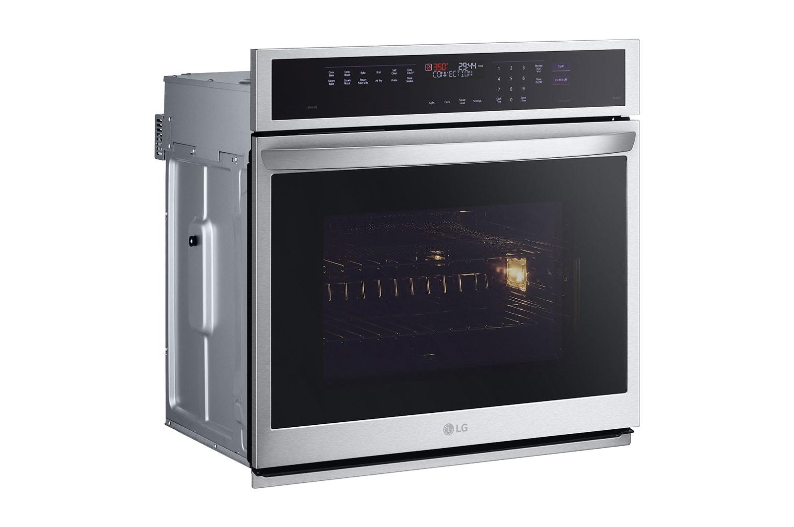 Lg 4.7 cu. ft. Smart Wall Oven with InstaView®, True Convection, Air Fry, and Steam Sous Vide