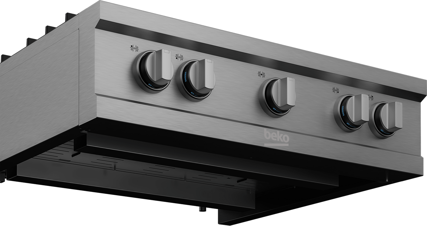 Beko 30" Stainless Steel Pro-Style Built-in Gas Range Top