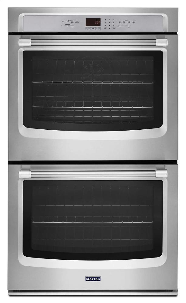 Maytag MEW9630DS 30-inch Wide Double Wall Oven with Convection - 10.0 cu. ft.