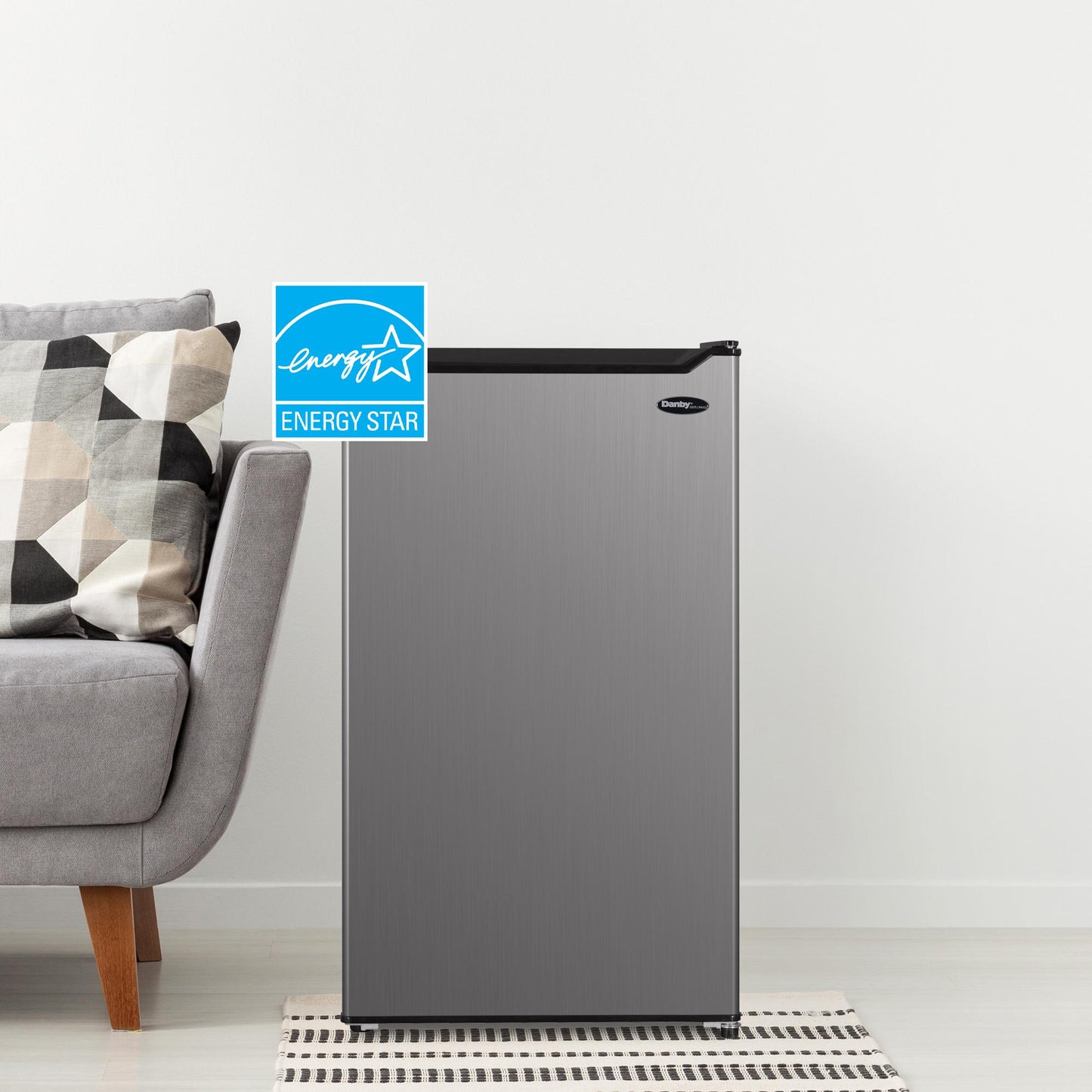 DCR044B1SLM Danby 4.4 cu. ft. Compact Fridge in Stainless Steel Look