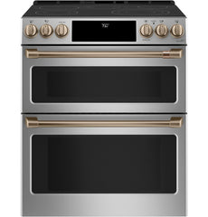 Cafe CXFCEHKPMBZ CAF(EBACK)™ Front Control Electric Knobs and Handles - Brushed Bronze