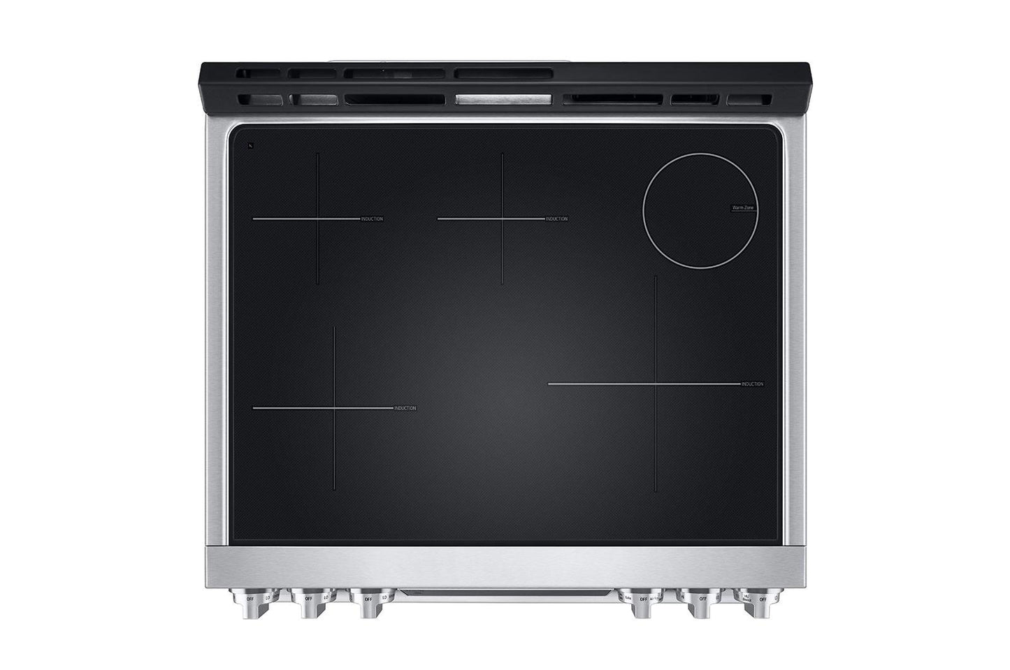 LG STUDIO 6.3 cu. ft. InstaView® Induction Slide-in Range with Air Fry and Air Sous Vide
