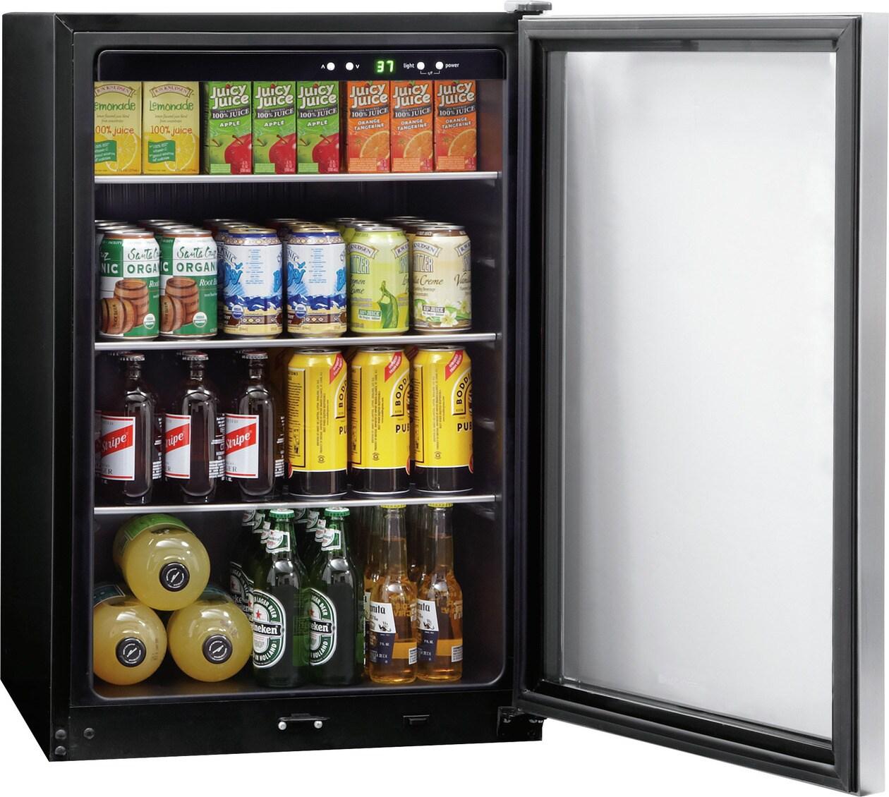 Frigidaire FRYB4623AS 138 12 oz. Can Capacity Beverage Center