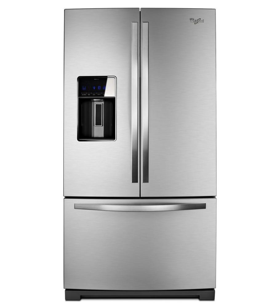Whirlpool 36-inch Wide French Door Refrigerator with CoolVox Kitchen Sound System - 27 cu. ft.