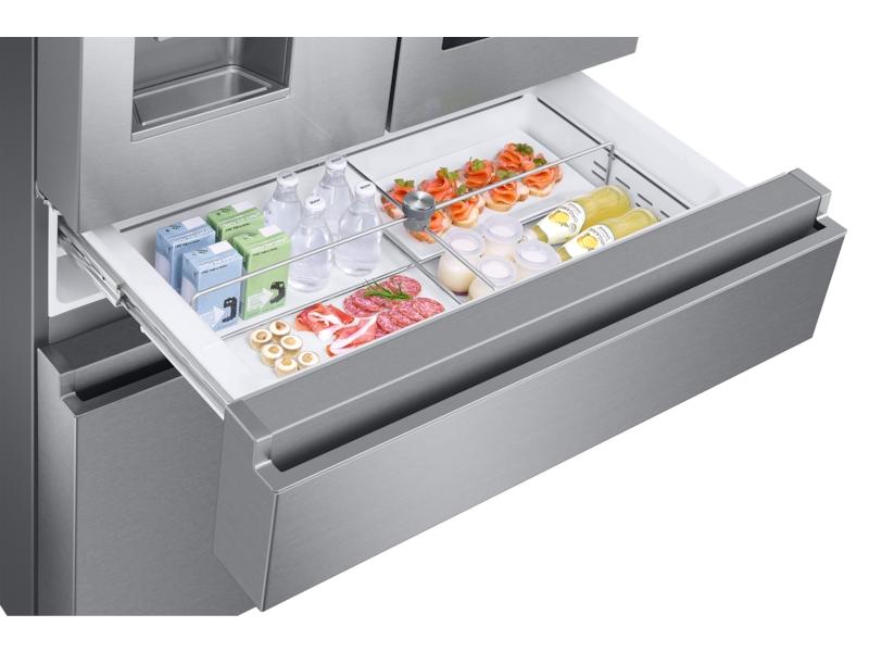 22 cu. ft. Family Hub™ Counter Depth 4-Door French Door Refrigerator in Stainless Steel