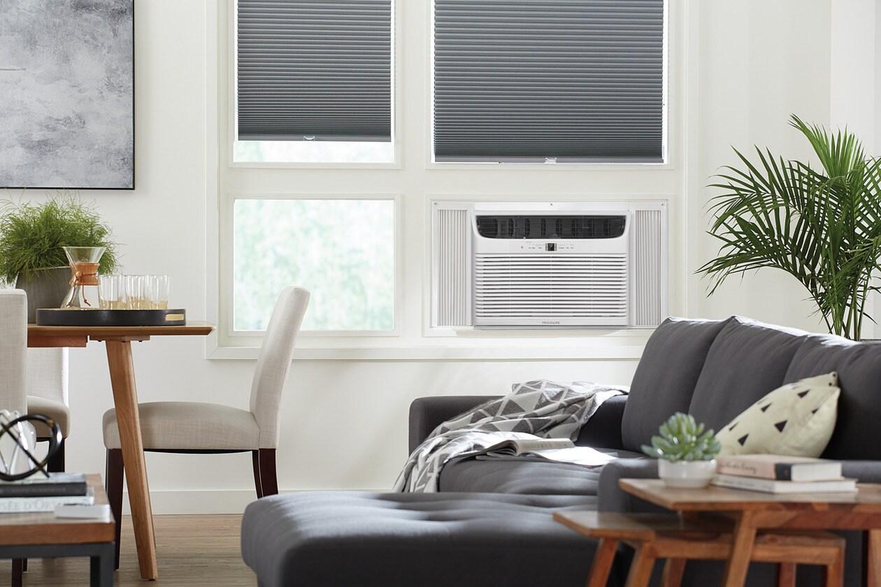 FHWE252WA2 Frigidaire 25,000 BTU Window Air Conditioner with Supplemental Heat and Slide Out Chassis