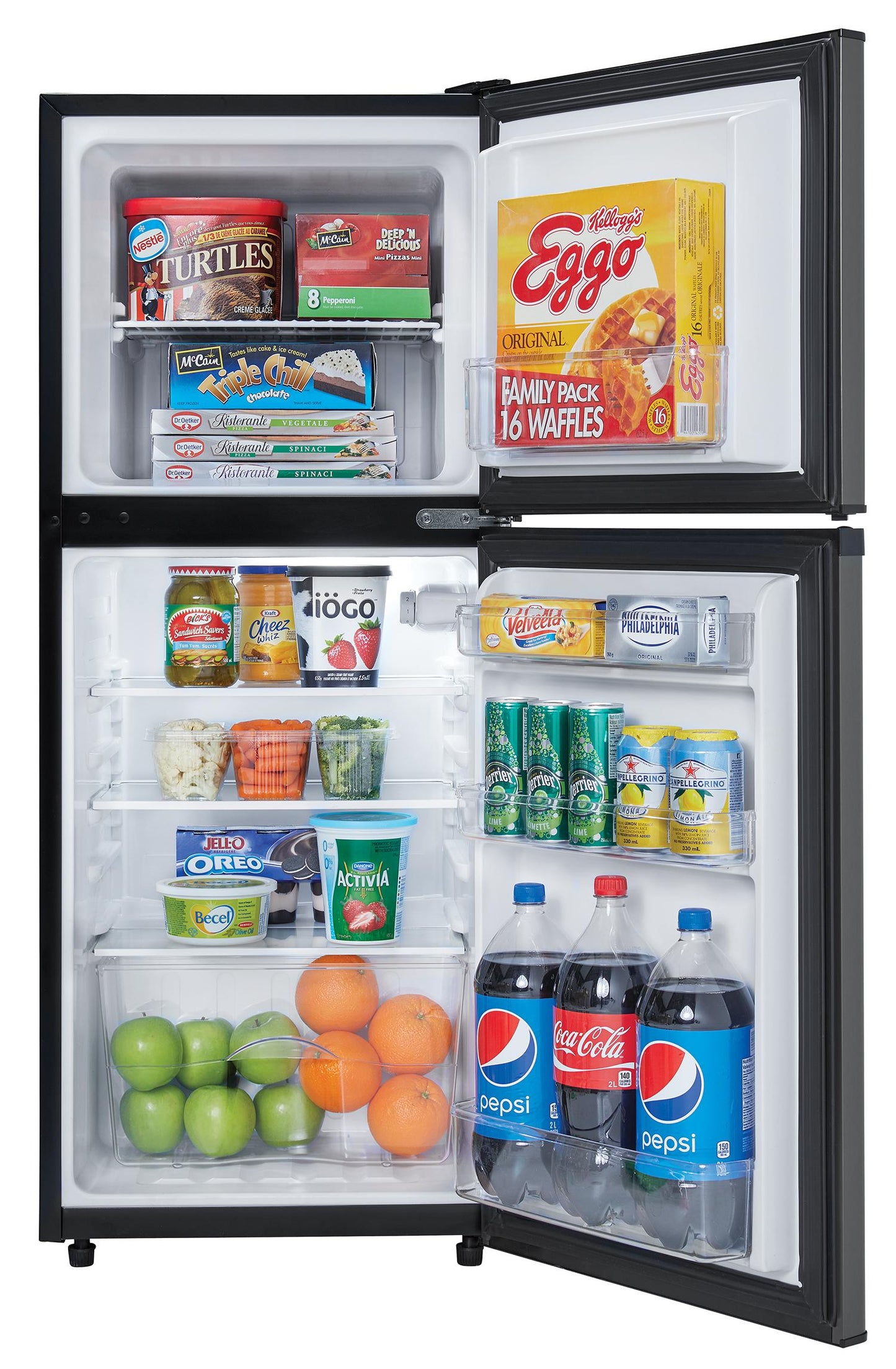 DCR047A1BBSL Danby 4.7 cu. ft. 2-door Compact Fridge in Black Stainless Steel Look