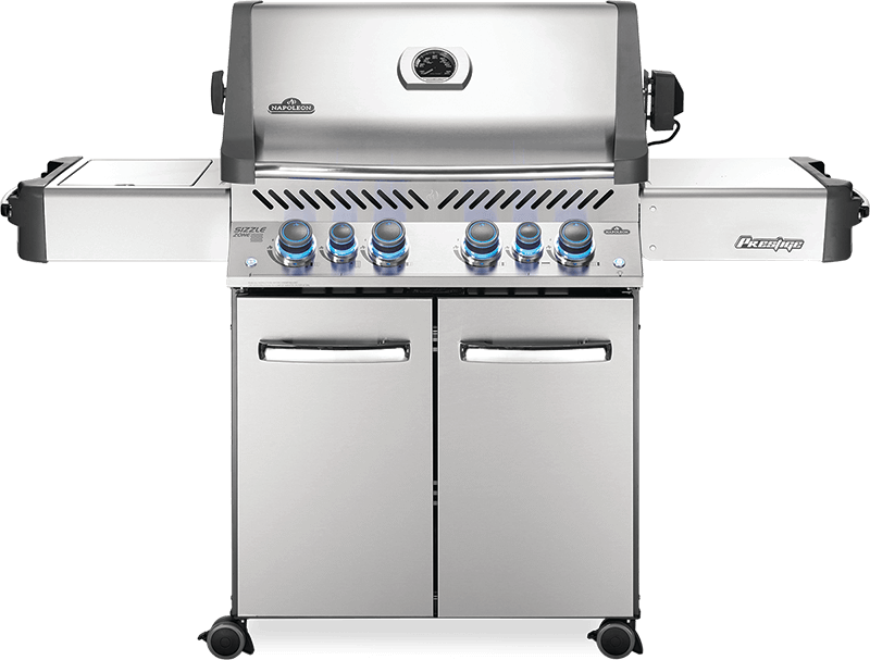 Napoleon Bbq P500RSIBPSS3 Prestige 500 RSIB with Infrared Side and Rear Burners , Propane, Stainless Steel