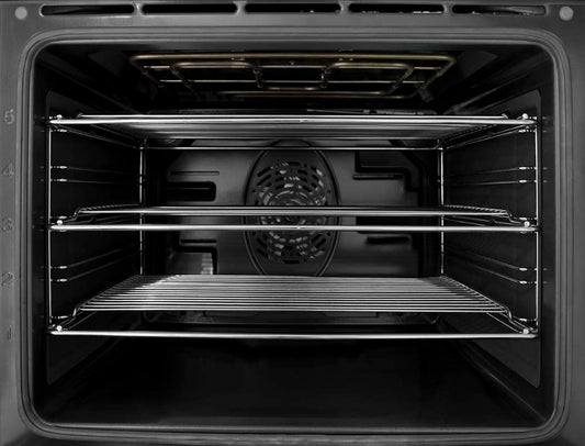 Blomberg Appliances BERU24102SS 24in Electric, convection w/fan and circular element, smooth top 4 zone, stainless