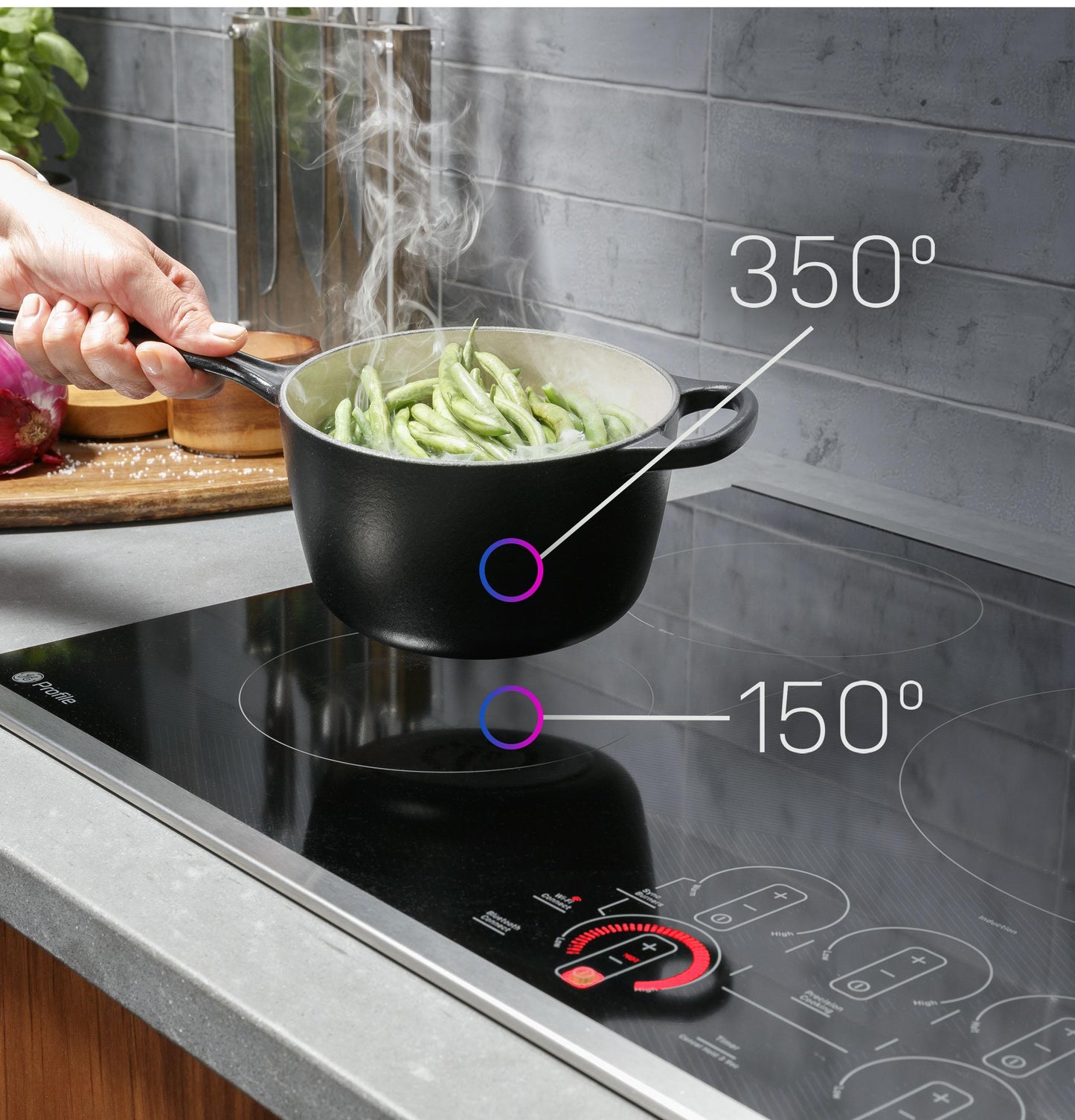 PHP9030DTBB GE Profile™ ENERGY STAR® 30" Built-In Touch Control Induction Cooktop