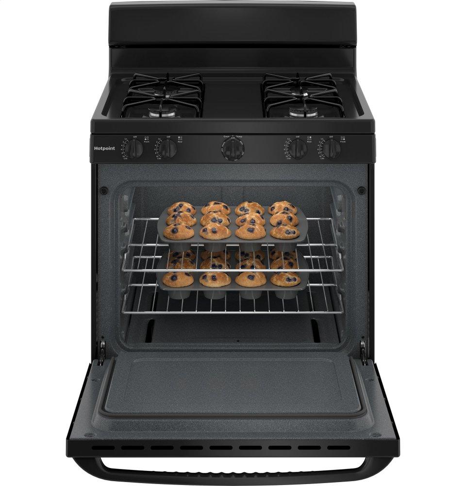 RGBS300DMBB Hotpoint® 30" Free-Standing Gas Range