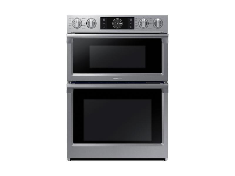Samsung NQ70M7770DS 30" Smart Microwave Combination Wall Oven with Flex Duo™ in Stainless Steel