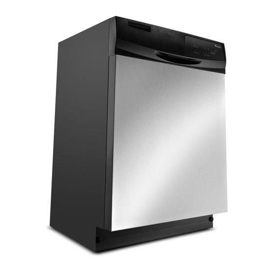 ADB1100AWB Amana® Dishwasher with Triple Filter Wash System - black