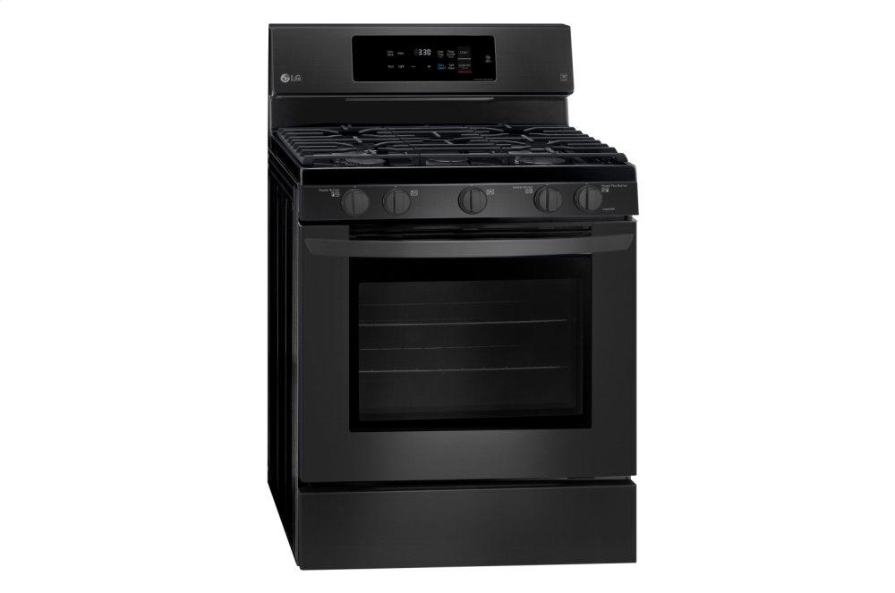 Lg LRG3194BM 5.4 cu. ft. Gas Single Oven Range with Fan Convection and EasyClean®