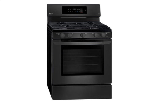 Lg LRG3194BM 5.4 cu. ft. Gas Single Oven Range with Fan Convection and EasyClean®