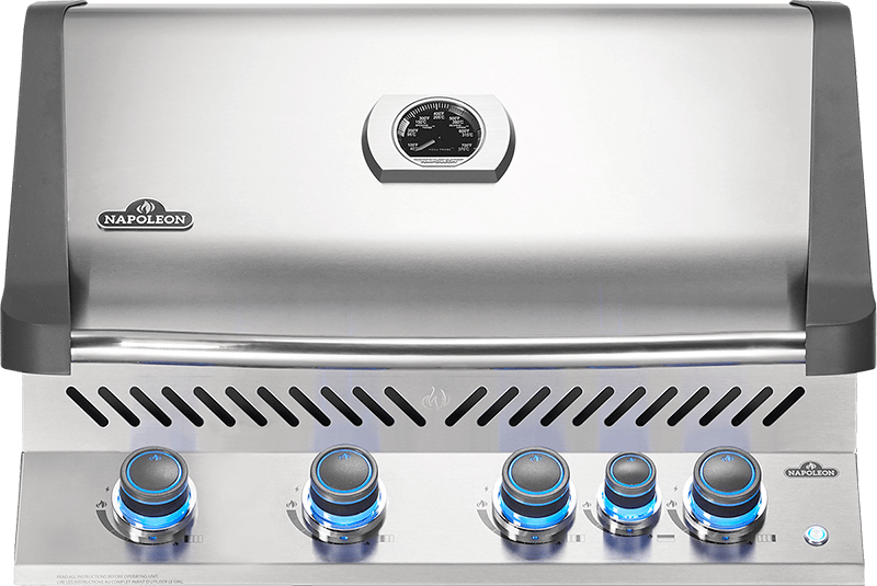 Napoleon Bbq BIP500RBNSS3 Built-in Prestige 500 RB with Infrared Rear Burner , Natural Gas, Stainless Steel