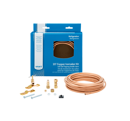 Smart Choice Stainless-Steel Refrigerator Waterline Kit Required