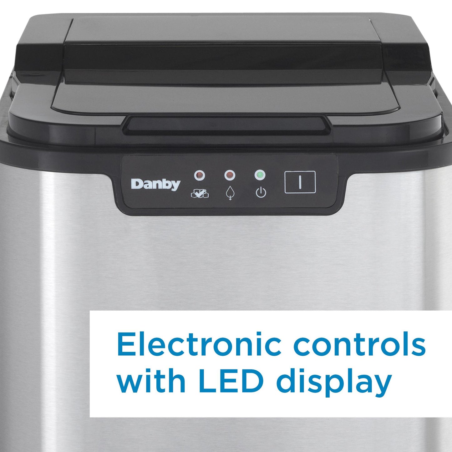 DIM2500SSDB Danby 25 lbs. Countertop Ice Maker in Stainless Steel