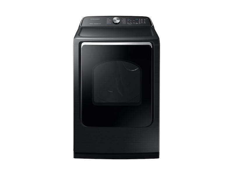 Samsung 7.4 cu. ft. Gas Dryer with Steam Sanitize  in Black Stainless Steel