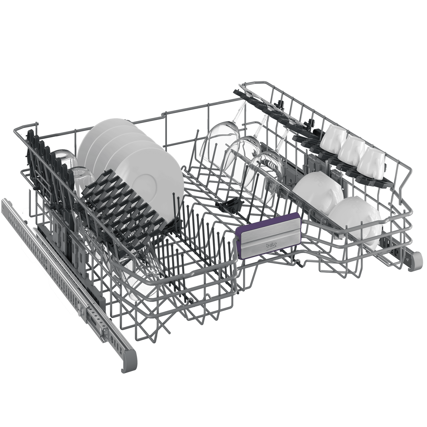 Beko DDT38532XIH Tall Tub Dishwasher with (16 place settings, 45.0
