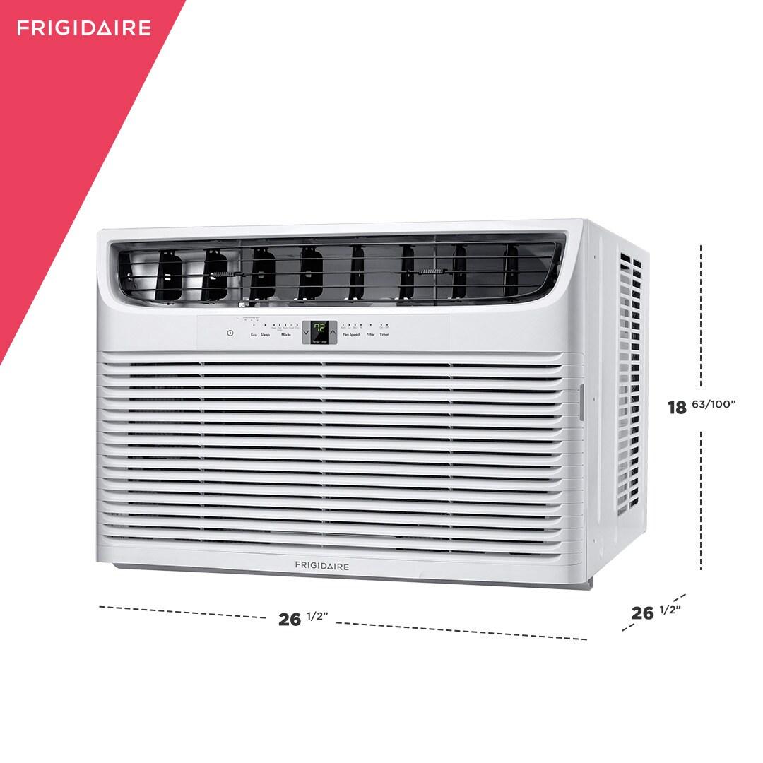 FHWE252WA2 Frigidaire 25,000 BTU Window Air Conditioner with Supplemental Heat and Slide Out Chassis