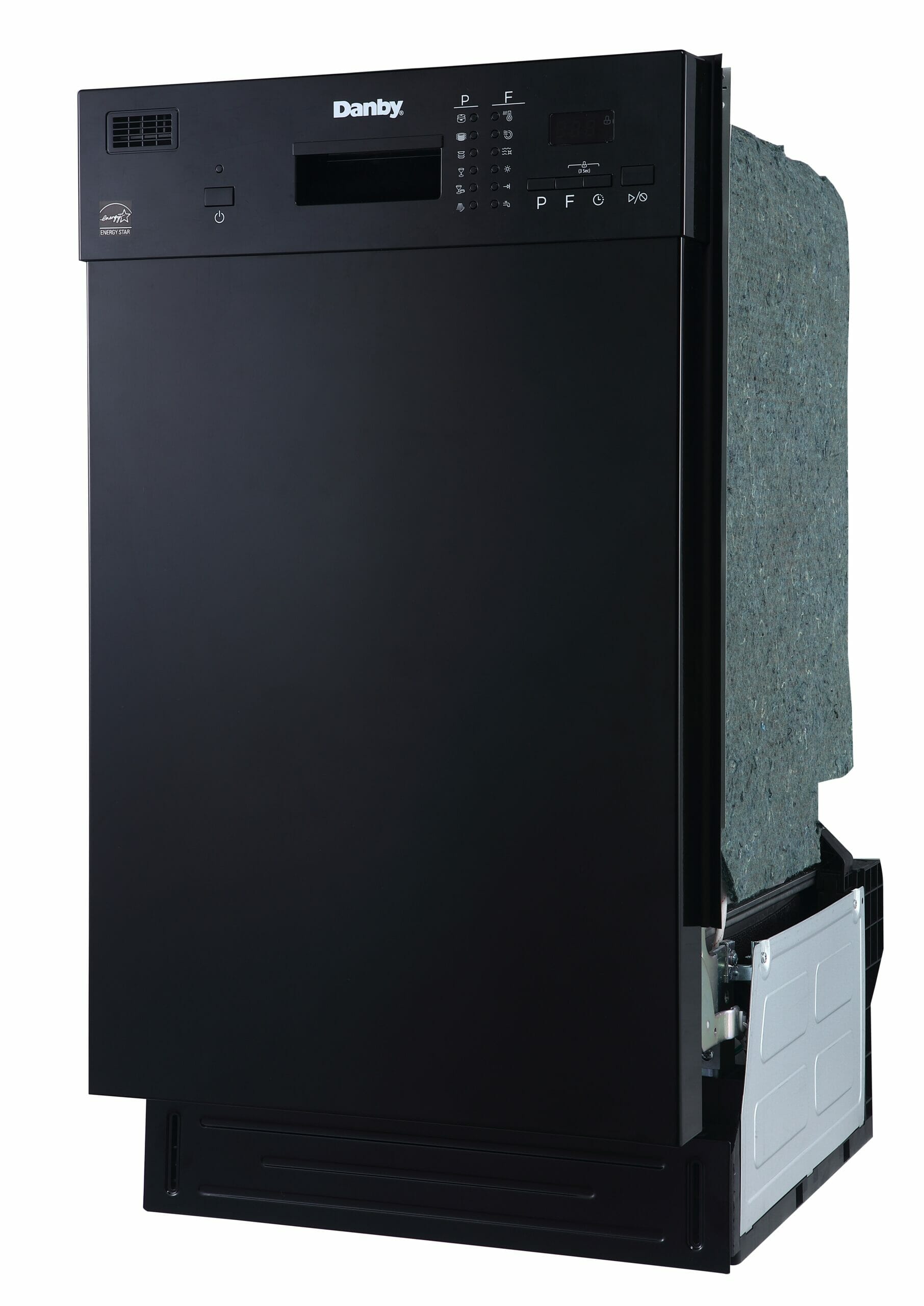 Danby 18" Wide Built-in Dishwasher in Black