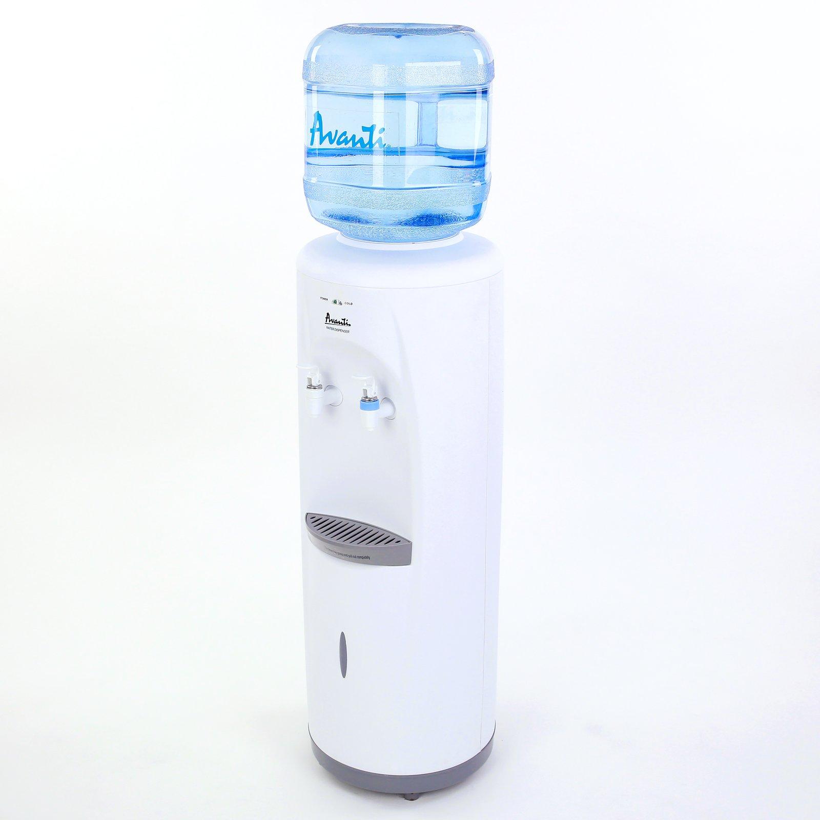 Avanti Cold and Room Temperature Water Dispenser - White / 3 Gallons or 5 Gallons