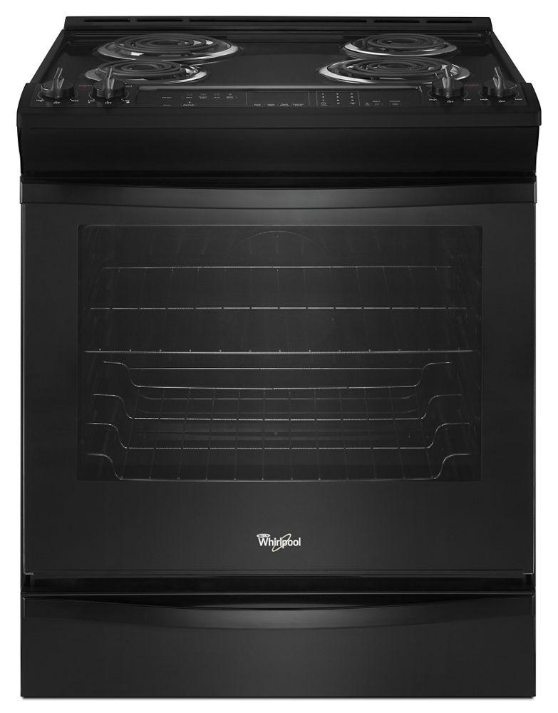Whirlpool WEC530H0DB 6.2 cu. ft. Front-Control Electric Range with AccuBake® System