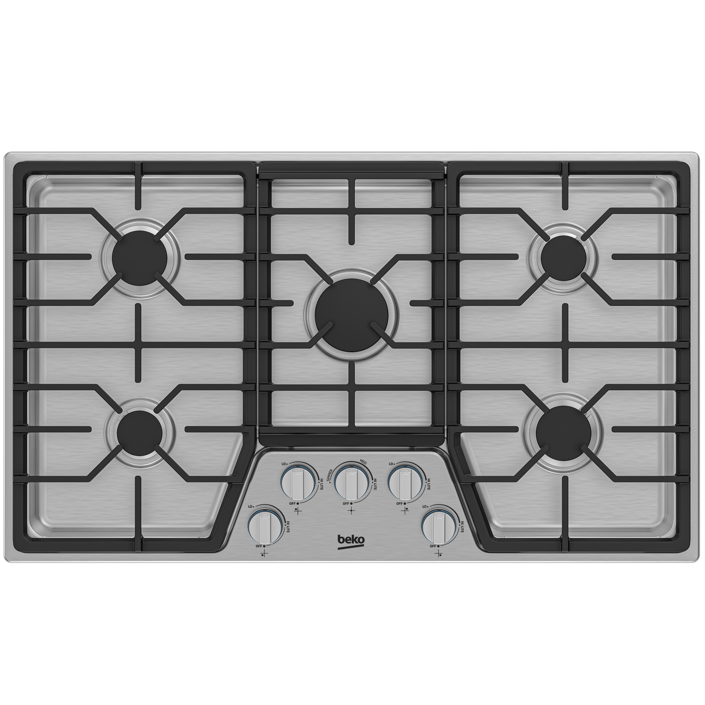 Beko BCTG36500SS 36" Built-In Gas Cooktop with 5 Burners